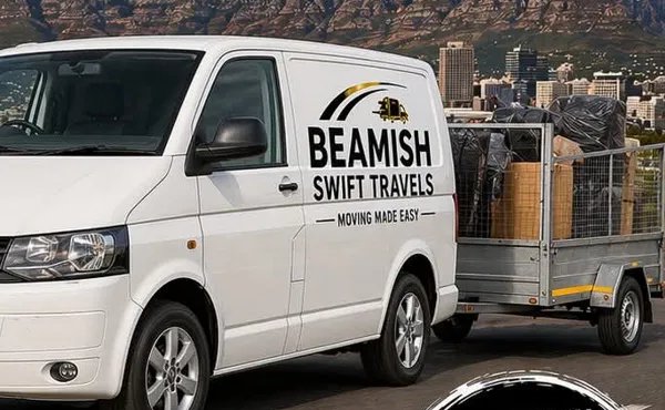 Beamish Swift Travels VW T5 van with trailer